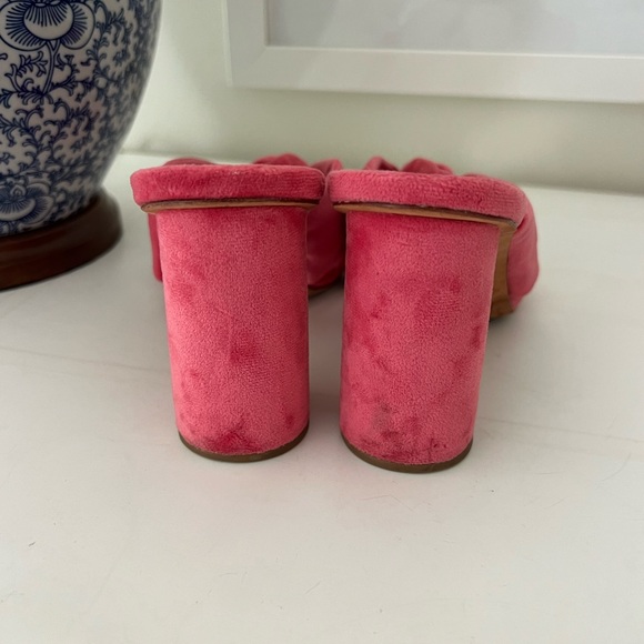 Loeffler Randall pink velvet knotted sandal - Picture 5 of 7